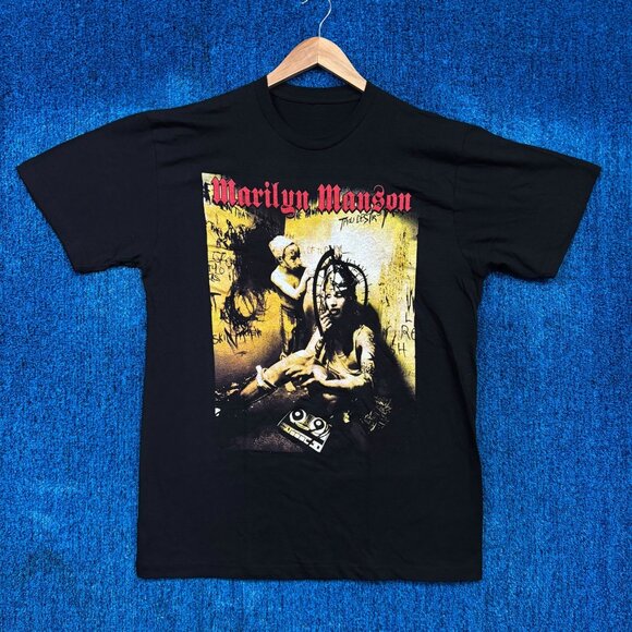 Marilyn Manson Portrait of American Family Album Band Tee L - Picture 1 of 4